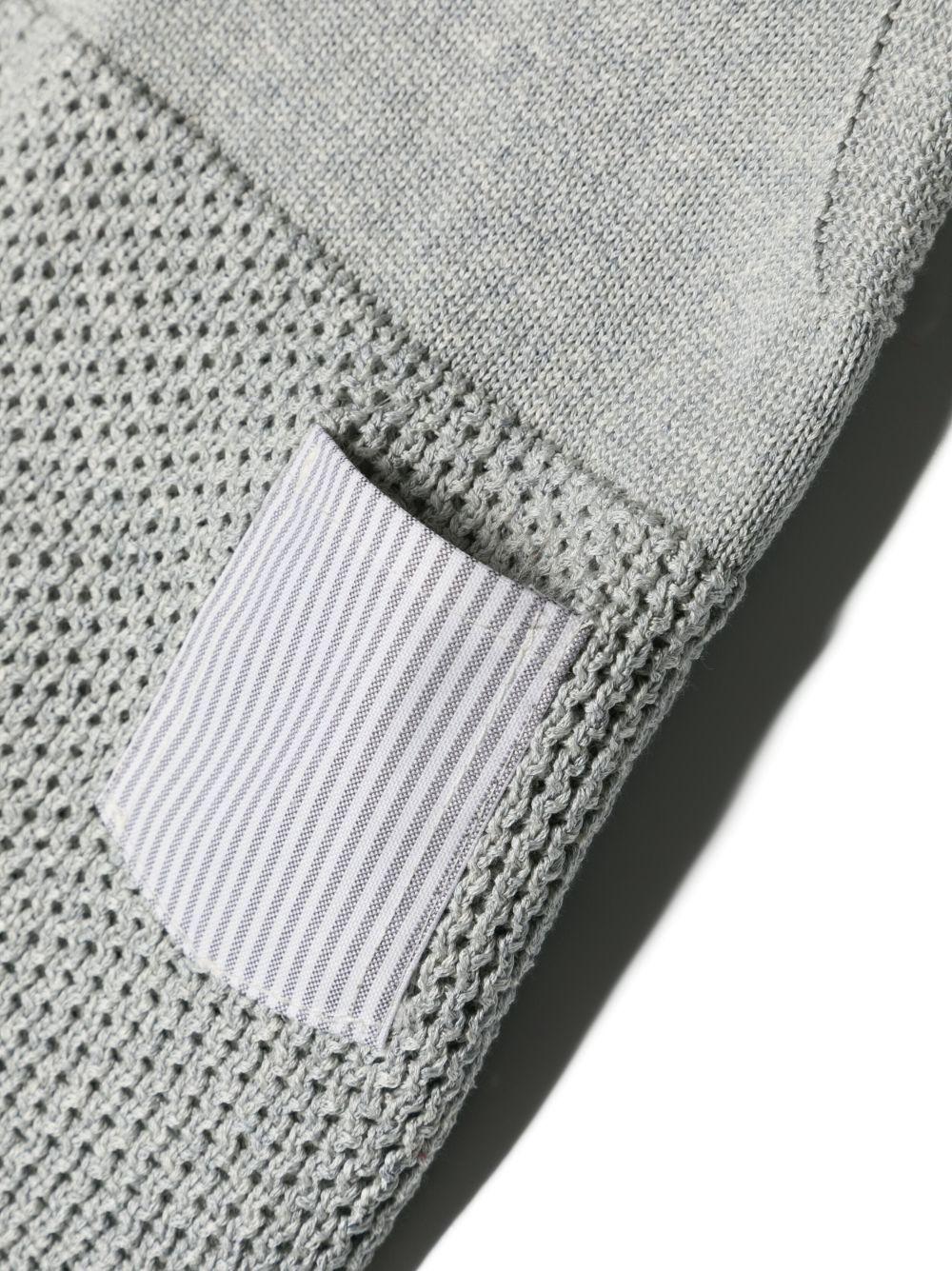 Tutina per neonati Gensami grigia con scollo quadrato - Rubino Kids