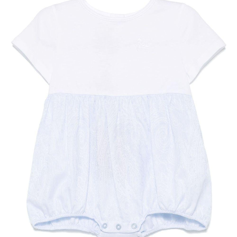 Tutina per neonato Etro Kids azzurro con caratteristico motivo Pegaso - Rubino Kids