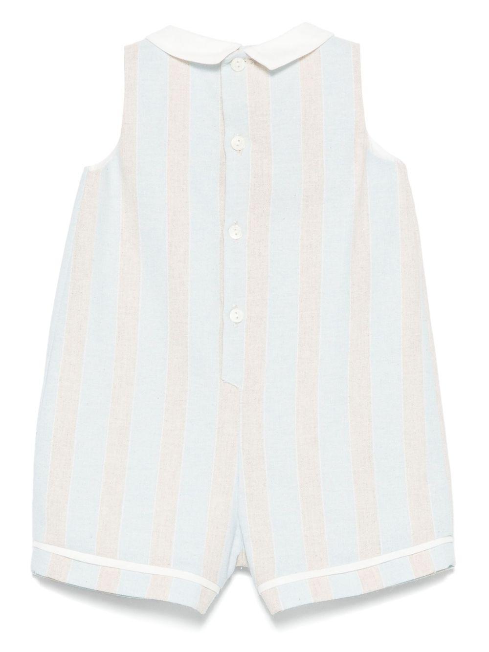 Tutina per neonato La Stupenderia azzurro con motivo a righe - Rubino Kids