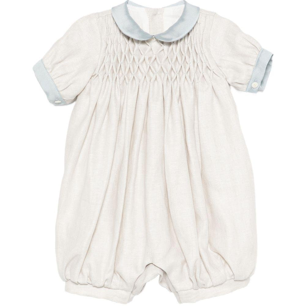 Tutina per neonato La Stupenderia grigio chiaro con dettagli azzurri - Rubino Kids