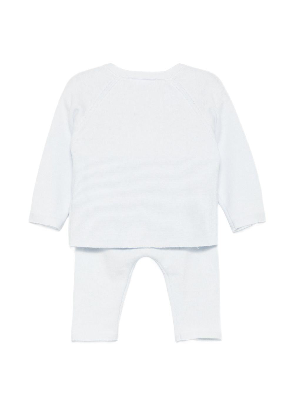 Tutina per neonato Tartine & Chocolat azzurro con dettaglio coniglio - Rubino Kids