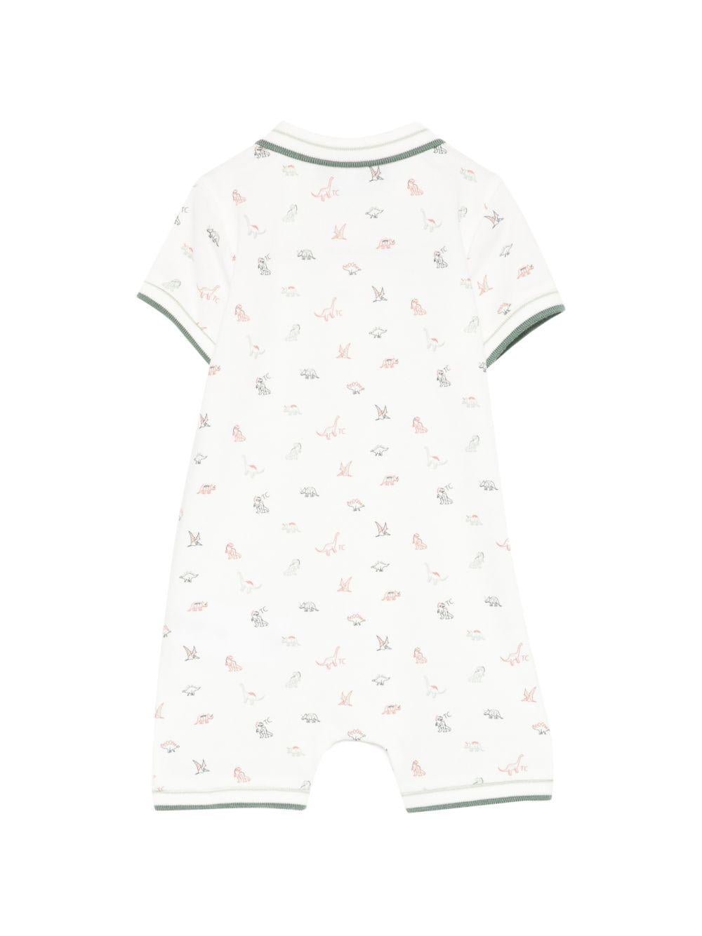 Tutina per neonato Tartine & Chocolat bianco con stampa dinosauro - Rubino Kids