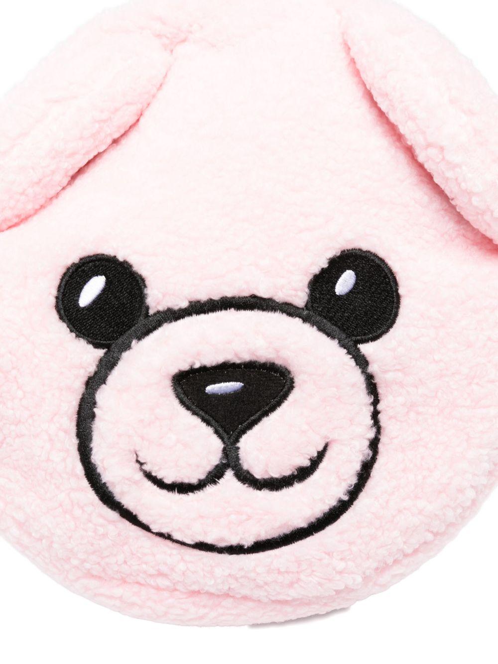 Zaino per bambina Moschino Kids rosa con motivo Teddy Bear - Rubino Kids