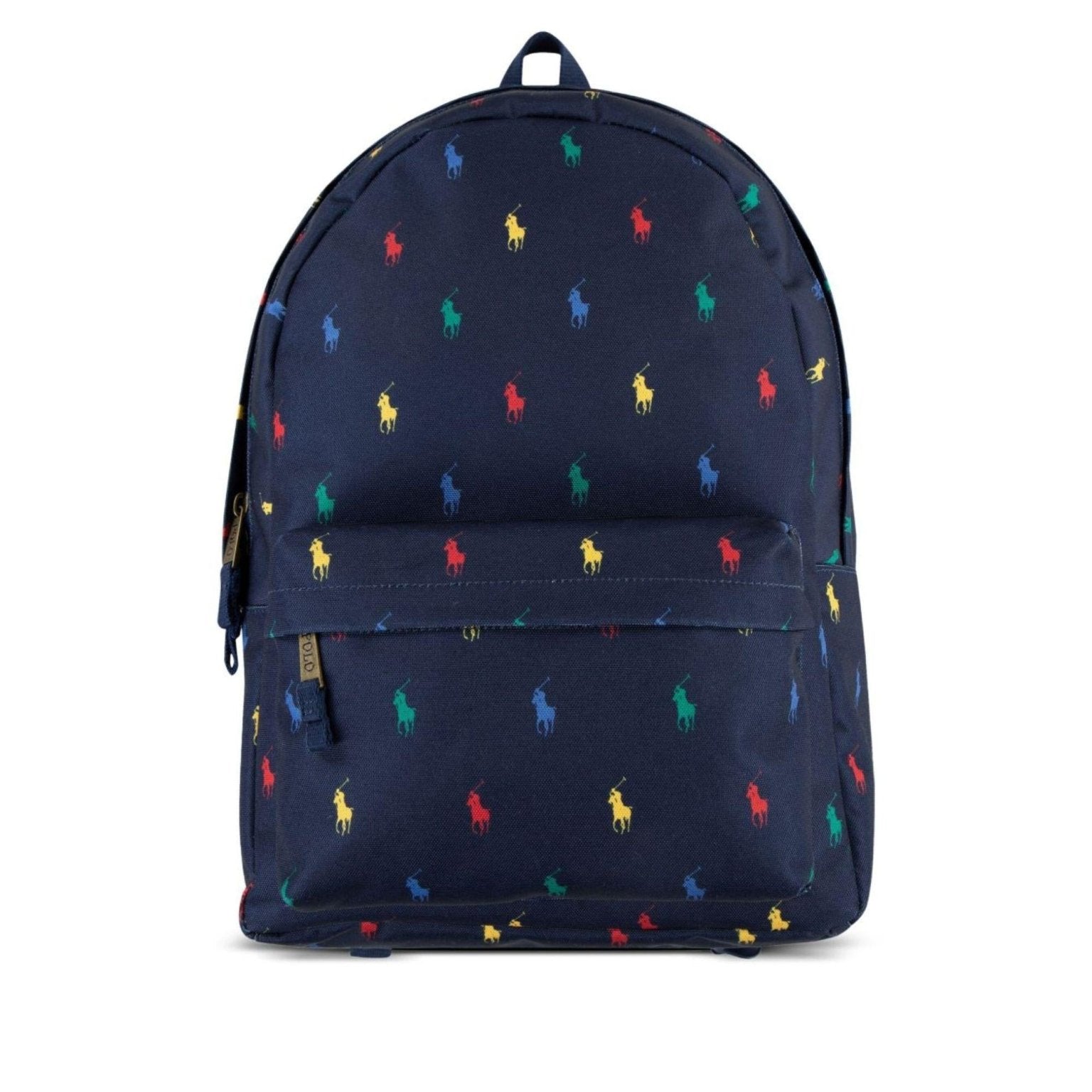 Zaino per bambini Polo Ralph Lauren Kids blu con motivo Polo Pony all - over - Rubino Kids