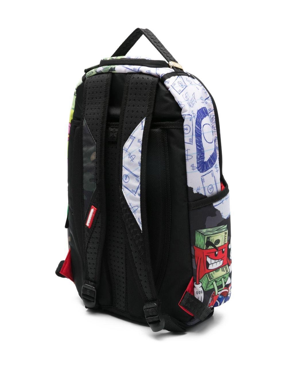 Zaino per bambino Sprayground kid multicolore con stampa grafica - Rubino Kids