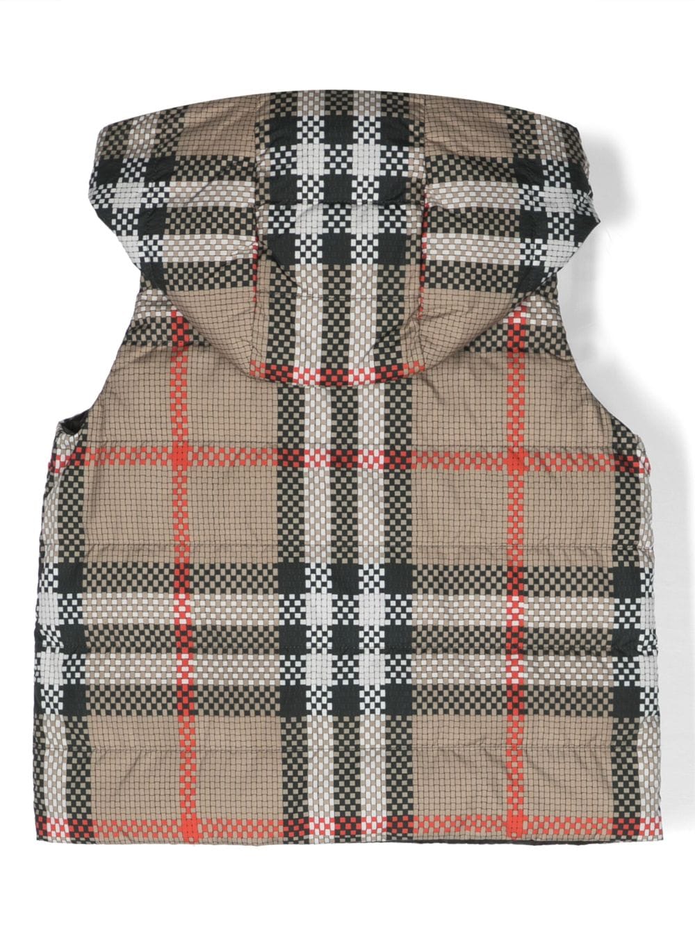 Burberry plaid vest fashion