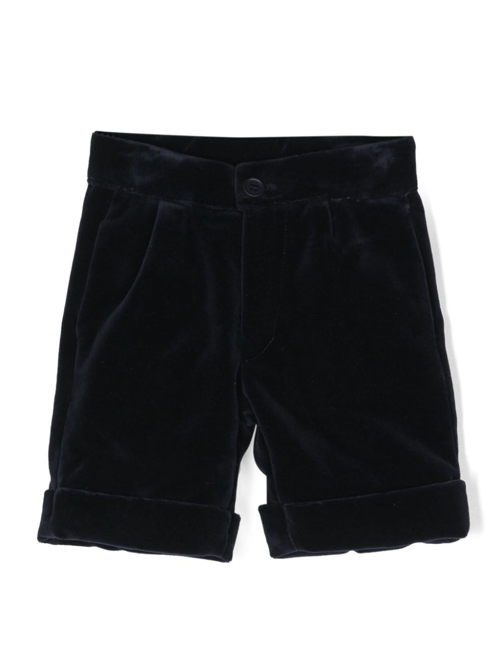 Shorts con ruches per neonato La Stupenderia blu con dettaglio con pince CCBR53 V46 LA STUPENDERIA KIDS 