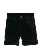 Shorts con ruches per neonato La Stupenderia verde con dettaglio con pince CCBR53 V80 LA STUPENDERIA KIDS 