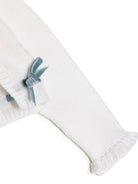 Cardigan crop per neonata La Stupenderia bianco con fiocco WCSP64 AZZ LA STUPENDERIA KIDS 