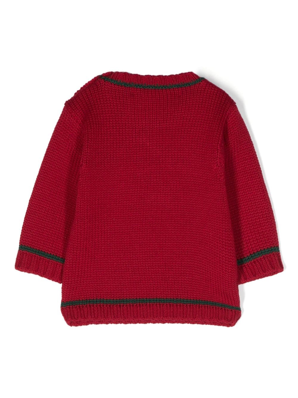 Ho Ho Ho embroidered cashwool sweater