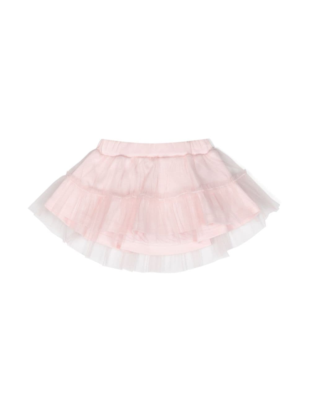 Skirt with tulle layer