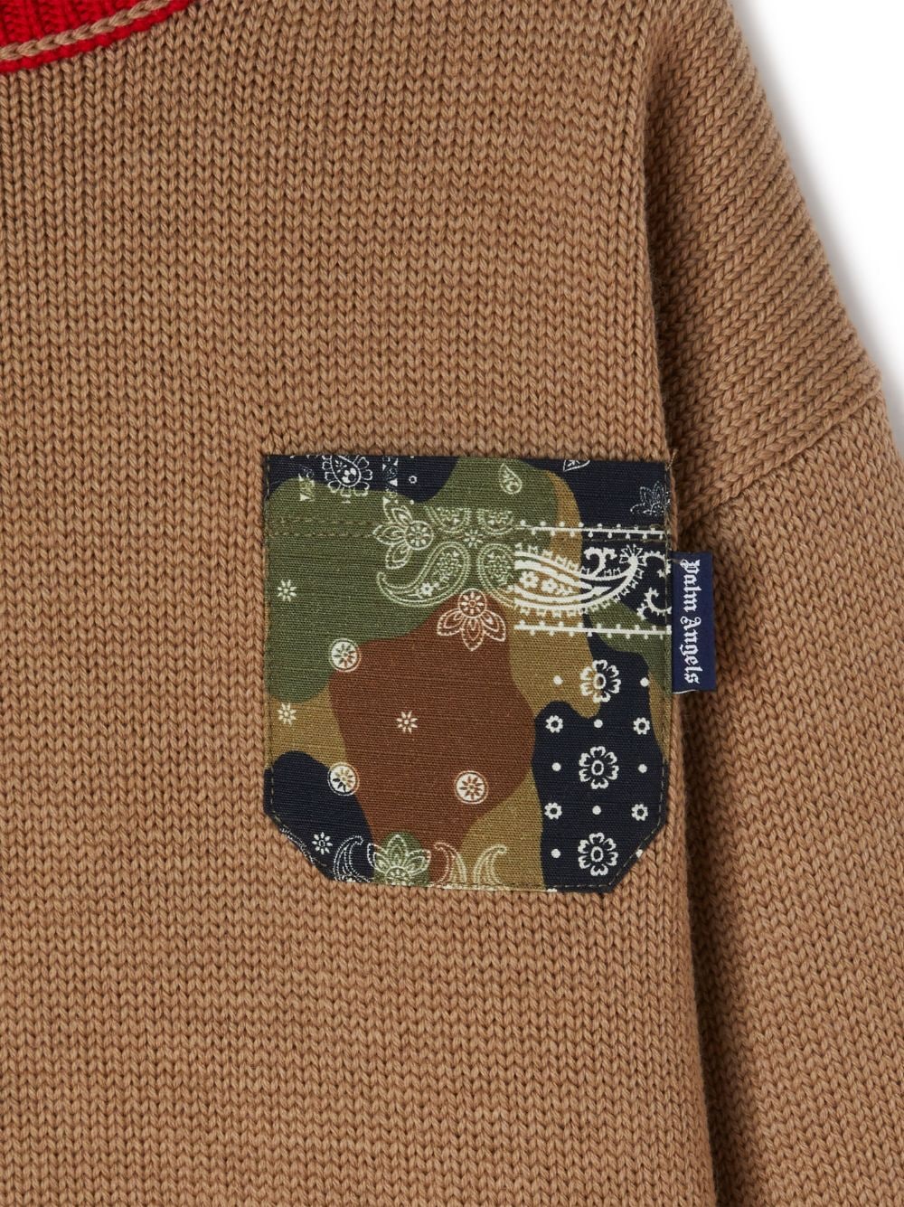 Maglione con stampa camouflage