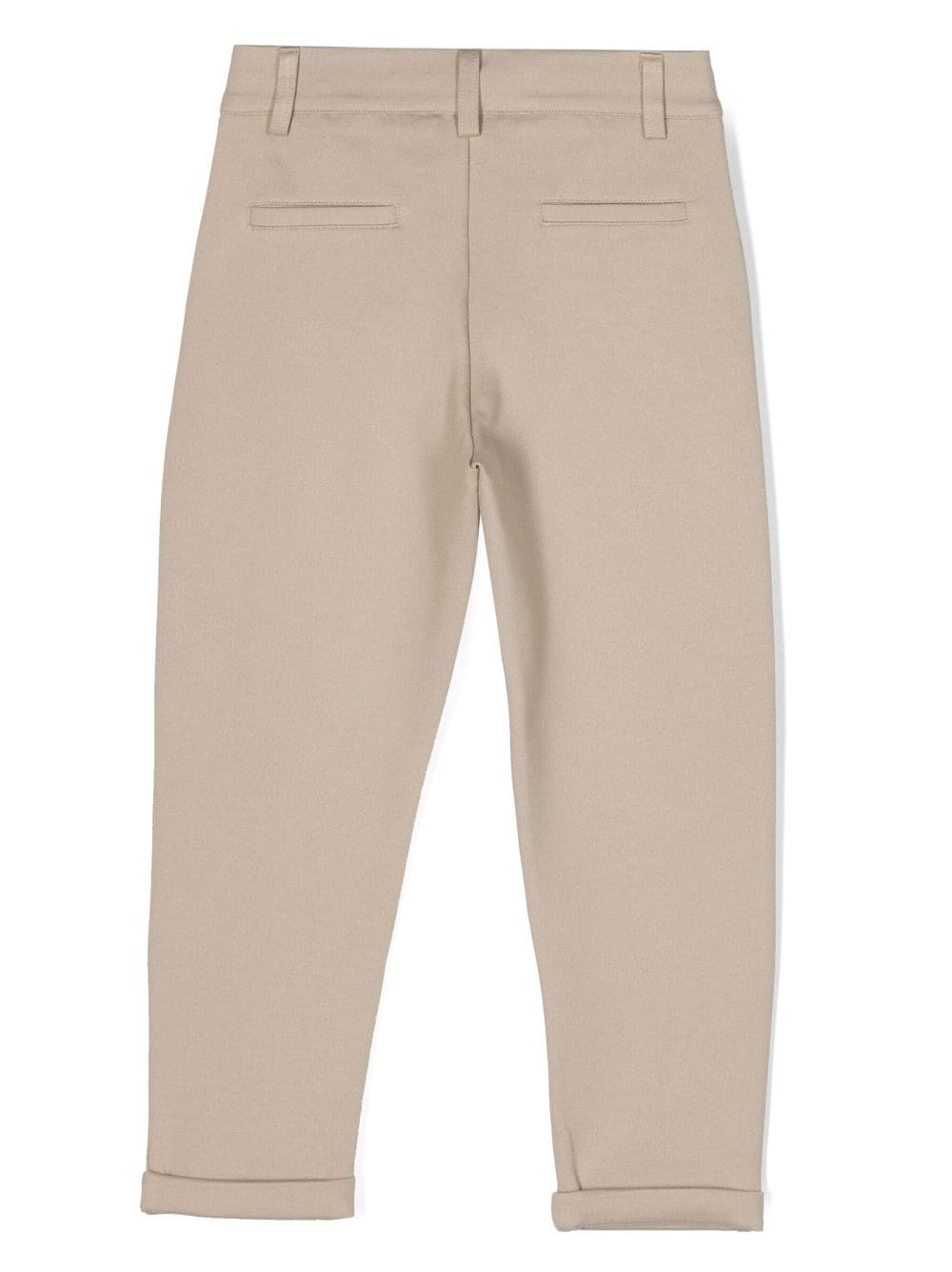 Chinos with embroidery