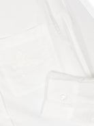 Camicia con logo ricamato per bambino ETRO KIDS bianco con orlo curvo GU5P25 P0013 101 ETRO KIDS 