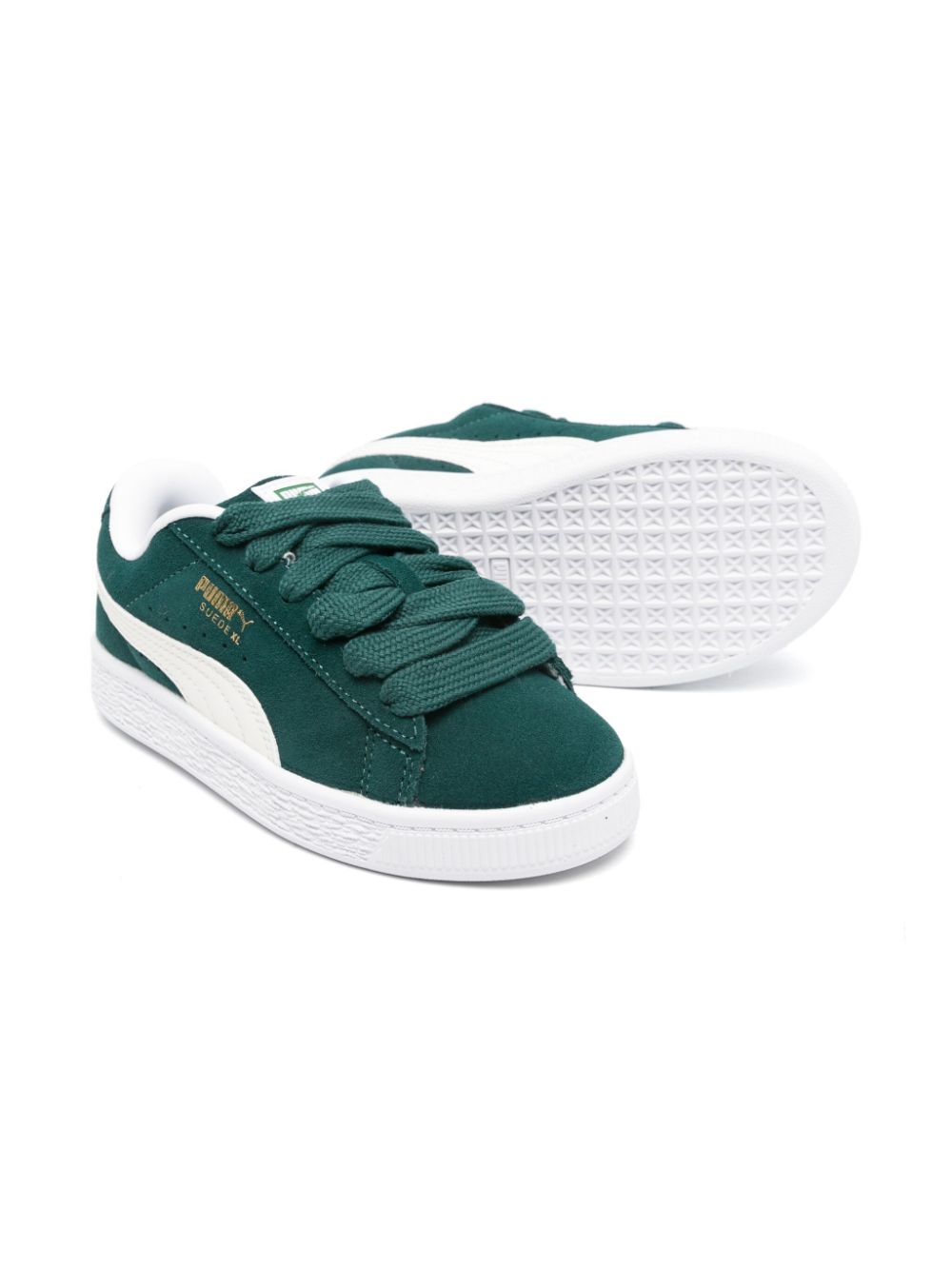 Sneakers verde per bambini Suede XL Puma Kids PUMA KIDS Prezzo Offerta