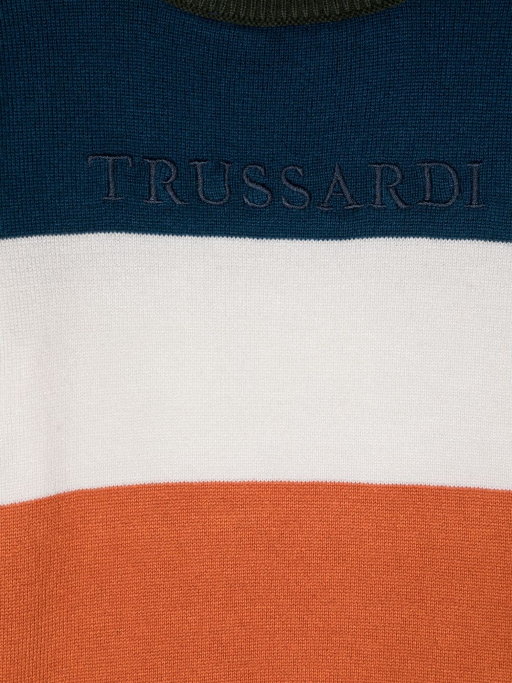 TRUSSARDI JUNIOR TIA24061MANBSTRIP.ORANG.A/BLUE N