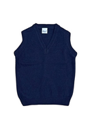 Gilet di lana per bambino Baroni blu con scollo a V 8835 BLU BARONI KIDS 