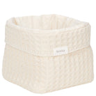 Cesto per prodotti neonato Koeka Anversa naturale bianco con tessuto a nido d'ape 1015-11-020 110 KOEKA KIDS 
