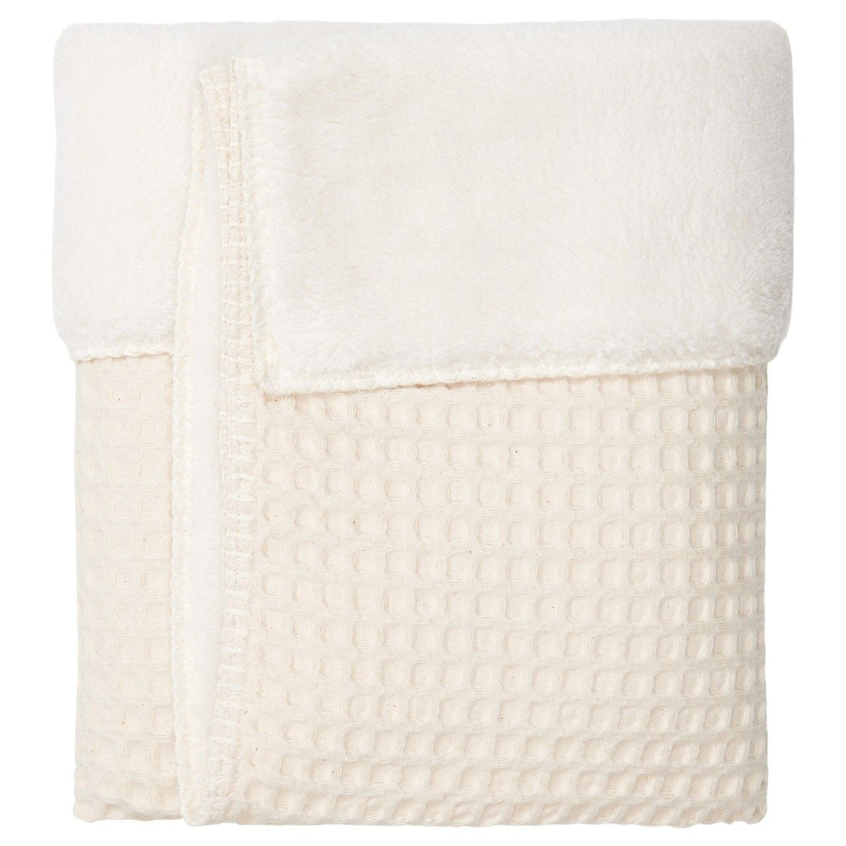 Coperta per culla Teddy Oslo naturale/ciottolo bianco 1015-44-020 110230 KOEKA KIDS 