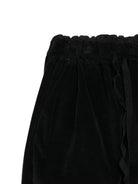 Pantaloni per neonato Album di Famiglia Kids neri con polsini elasticizzati 25W23389 BK ALBUM DI FAMIGLIA KIDS 