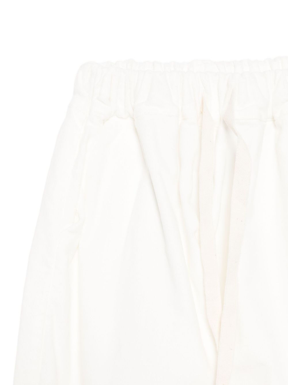 Pantaloni per neonato Album di Famiglia Kids bianchi con polsini elasticizzati 25W23389 M ALBUM DI FAMIGLIA KIDS 