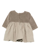 Abito per neonata Album Di Famiglia Kids beige con modello a pannelli 25W31099 MG ALBUM DI FAMIGLIA KIDS 