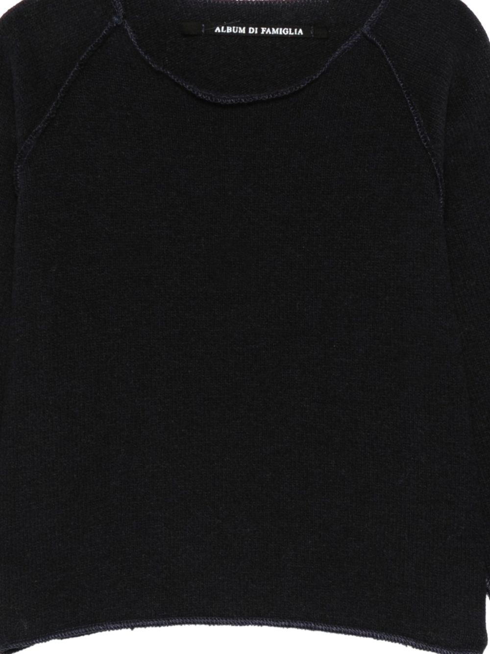 Maglione per neonata Album Di Famiglia Kids blu con scollo a barca 25W40227 INK ALBUM DI FAMIGLIA KIDS 