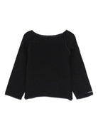 Maglione per neonata Album Di Famiglia Kids blu con scollo a barca 25W40227 INK ALBUM DI FAMIGLIA KIDS 