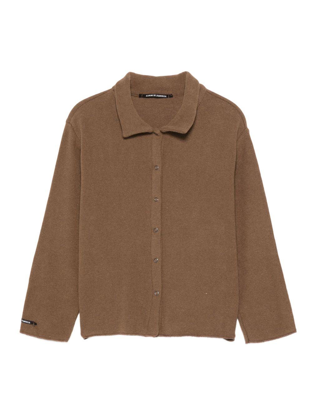 Cardigan per neonato Album Di Famiglia Kids marrone con colletto classico 25W41168 CHN ALBUM DI FAMIGLIA KIDS 