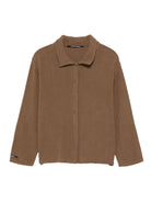 Cardigan per neonato Album Di Famiglia Kids marrone con colletto classico 25W41168 CHN ALBUM DI FAMIGLIA KIDS 