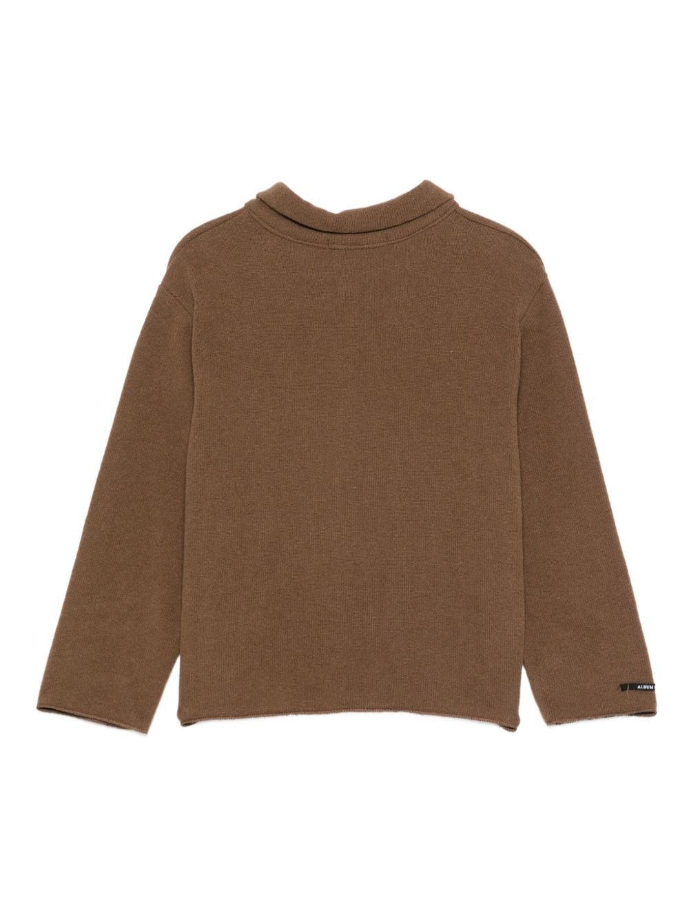 Cardigan per neonato Album Di Famiglia Kids marrone con colletto classico 25W41168 CHN ALBUM DI FAMIGLIA KIDS 