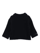 Cardigan per neonato Album di Famiglia Kids nero con colletto alla Peter Pan 25W41168 INK ALBUM DI FAMIGLIA KIDS 