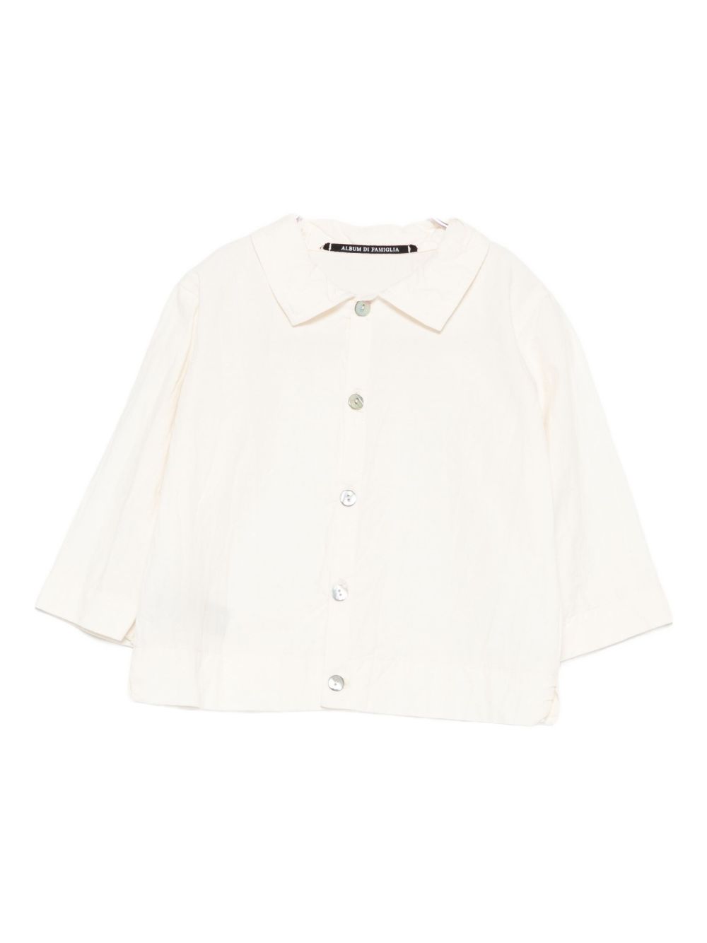 Camicia per neonato Album di Famiglia Kids beige con colletto classico 25W#12053 N ALBUM DI FAMIGLIA KIDS 