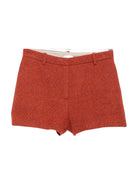 Shorts per donna ALYSI arancioni con patta e bottoni 165111 A5025 ORG ALYSI 