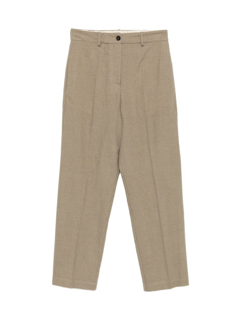 Pantaloni per donna ALYSI marroni con tasche a filetto 165123 A5048 MILIT ALYSI 