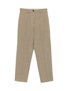 Pantaloni per donna ALYSI marroni con tasche a filetto 165123 A5048 MILIT ALYSI 