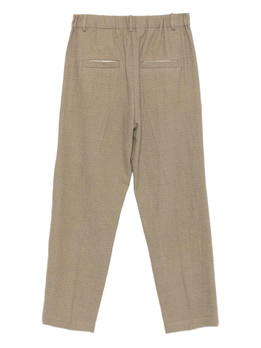Pantaloni per donna ALYSI marroni con tasche a filetto 165123 A5048 MILIT ALYSI 