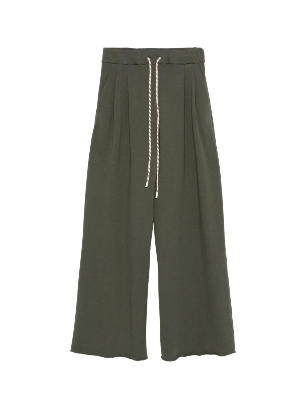 Pantaloni per donna Alysi verdi con dettagli plissettati 165163 A5211 MILIT ALYSI 