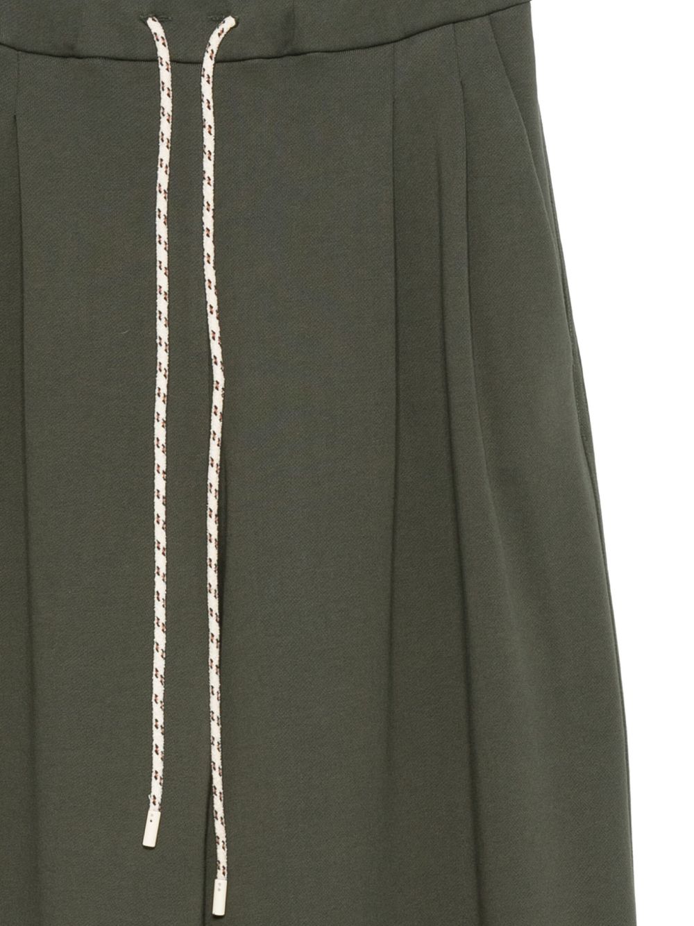 Pantaloni per donna Alysi verdi con dettagli plissettati 165163 A5211 MILIT ALYSI 