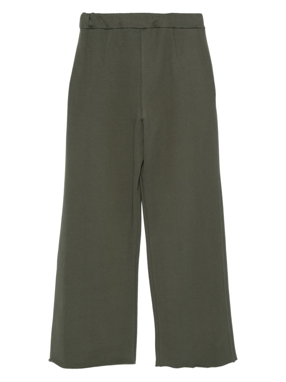 Pantaloni per donna Alysi verdi con dettagli plissettati 165163 A5211 MILIT ALYSI 