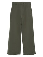 Pantaloni per donna Alysi verdi con dettagli plissettati 165163 A5211 MILIT ALYSI 