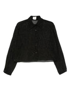 Camicia per donna Alysi nera con glitter 165219 A5007 NE ALYSI 