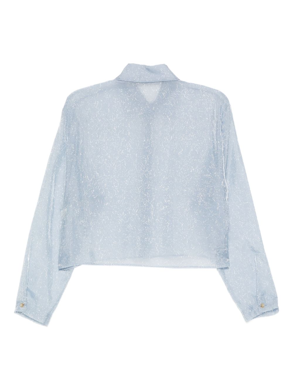 Camicia per donna Alysi azzurra con motivo screziato 165219 A5007 PL ALYSI 