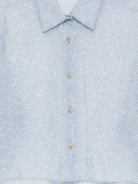 Camicia per donna Alysi azzurra con motivo screziato 165219 A5007 PL ALYSI 