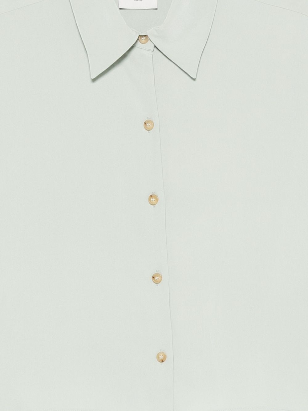 Camicia per donna Alyisi verde con chiusura a bottoni 165226 A5051 MENT ALYSI 