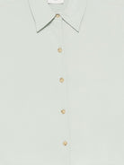 Camicia per donna Alyisi verde con chiusura a bottoni 165226 A5051 MENT ALYSI 