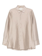 Camicia per donna Alysi beige con chiusura a bottoni 165242 A5202 MD ALYSI 