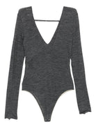 Body per donna ALYSI grigio con scollo a V 165434 A5209 AN ALYSI 