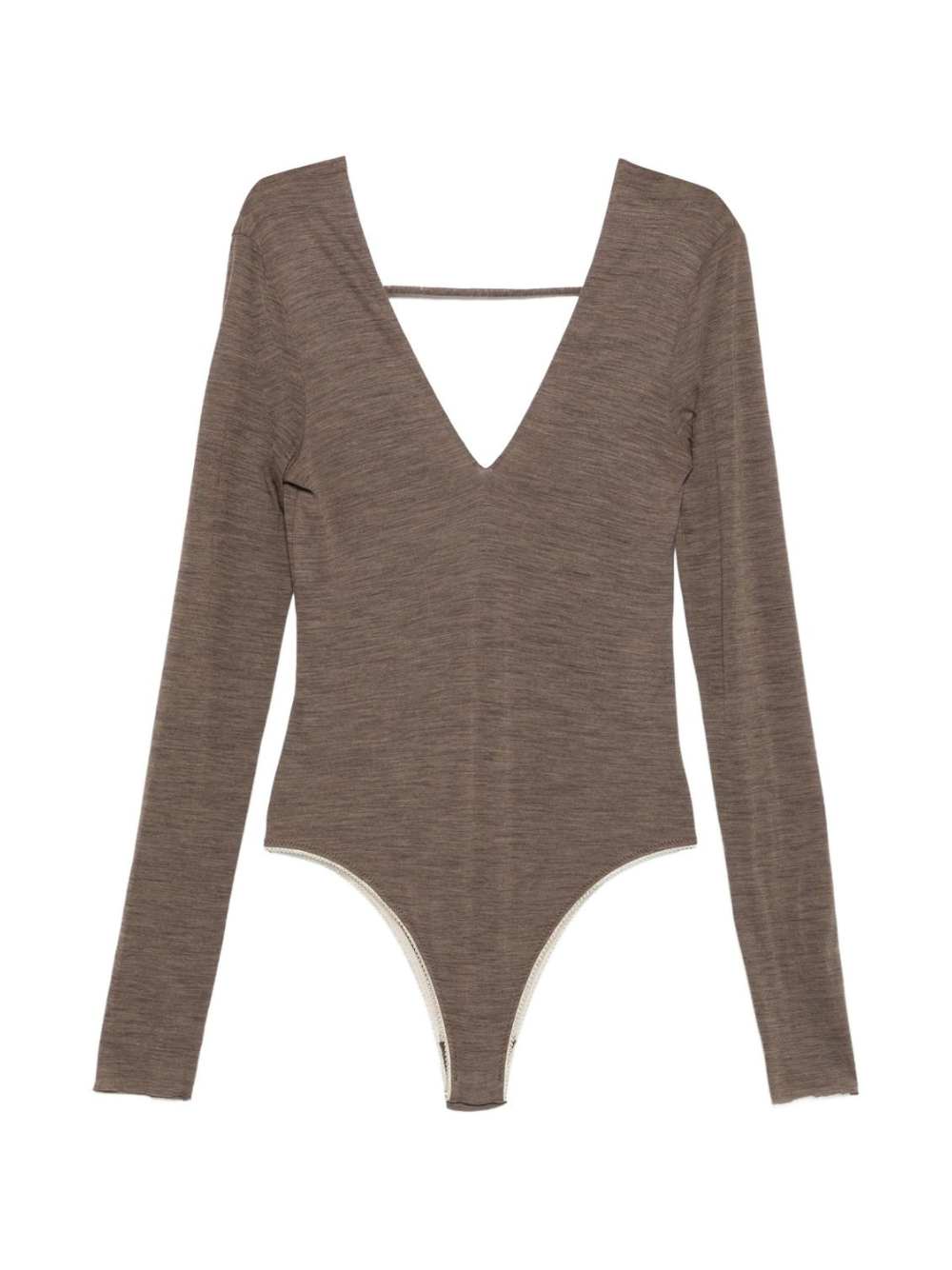 Body per donna ALYSI marrone con scollo a V 165434 A5209 CAFFE ALYSI 