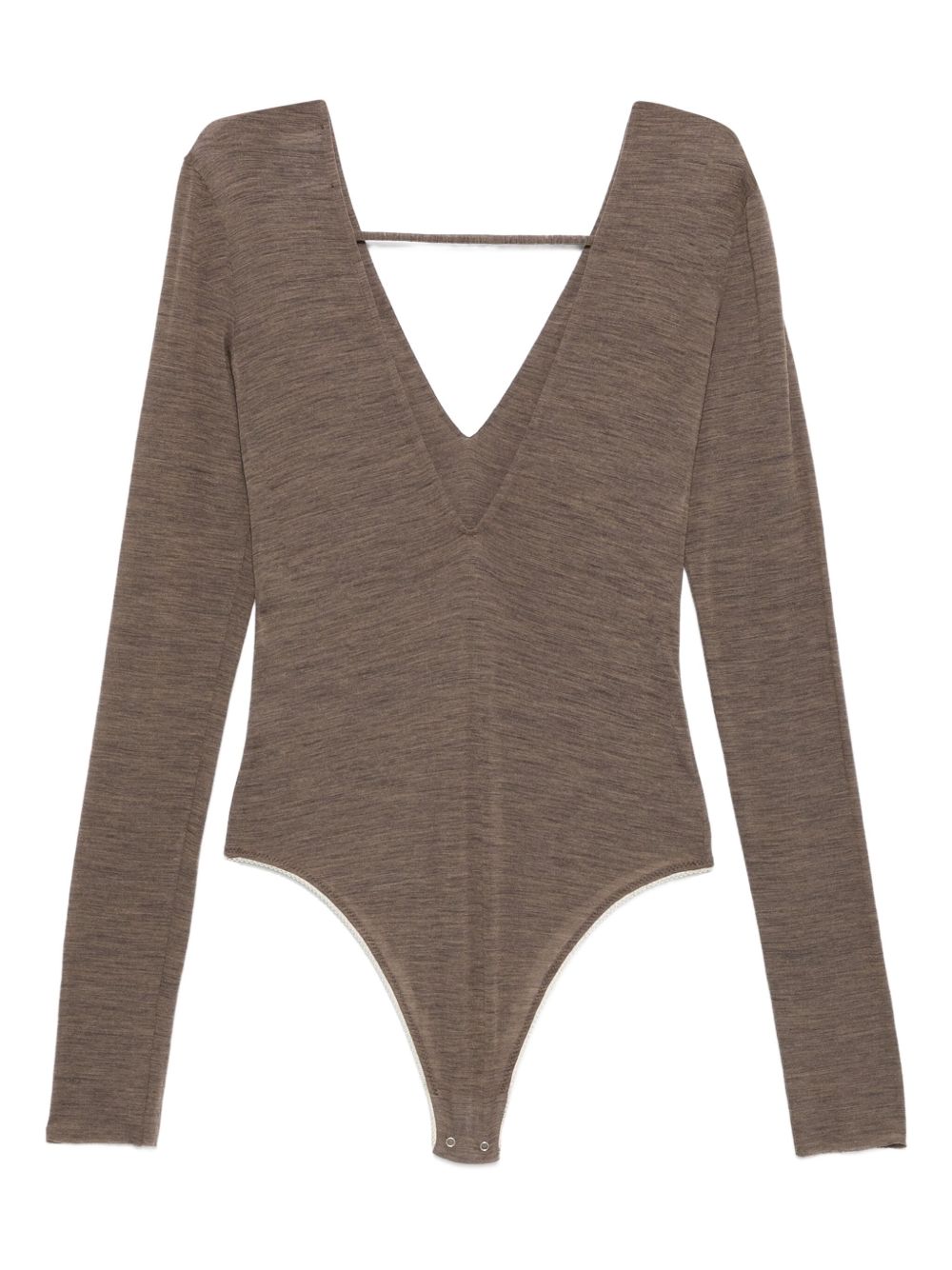 Body per donna ALYSI marrone con scollo a V 165434 A5209 CAFFE ALYSI 